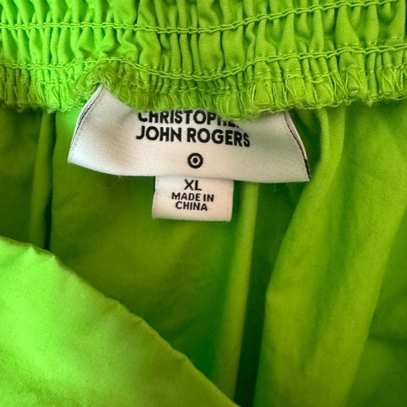 Christopher John Rogers Lime Maxi Dress Size XL - Picture 5 of 15